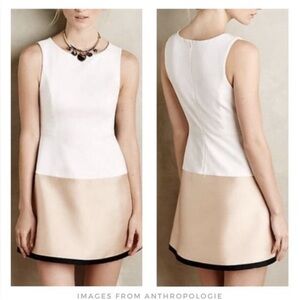 Maeve by Anthropologie Gold-Dipped Minidress Size 10